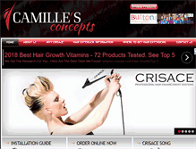 Tablet Screenshot of camillesconceptsusa.com